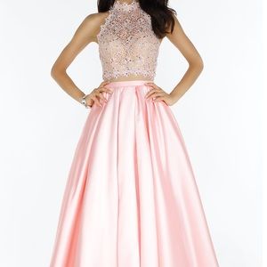 Red & Gold PROM Dress